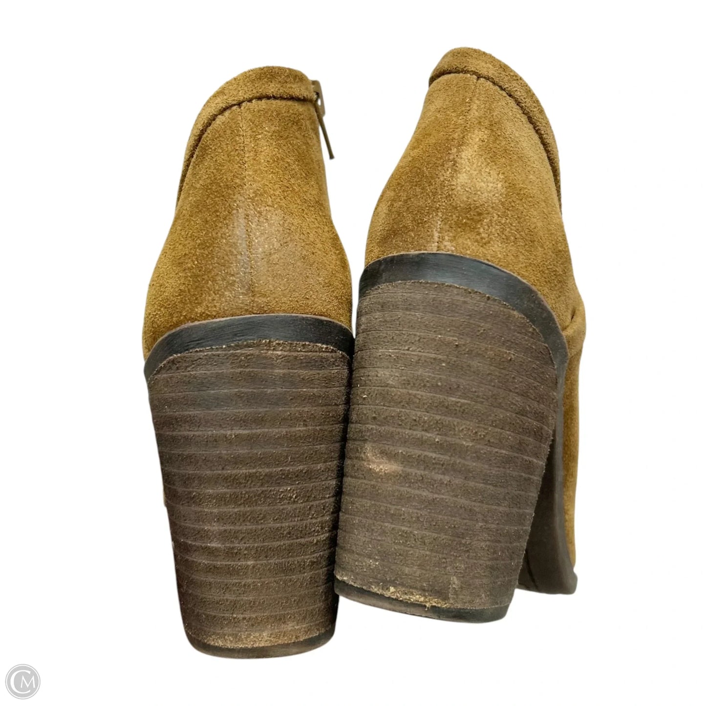 Boots Ankle Heels By Lucky Brand In Tan, Size: 8.5