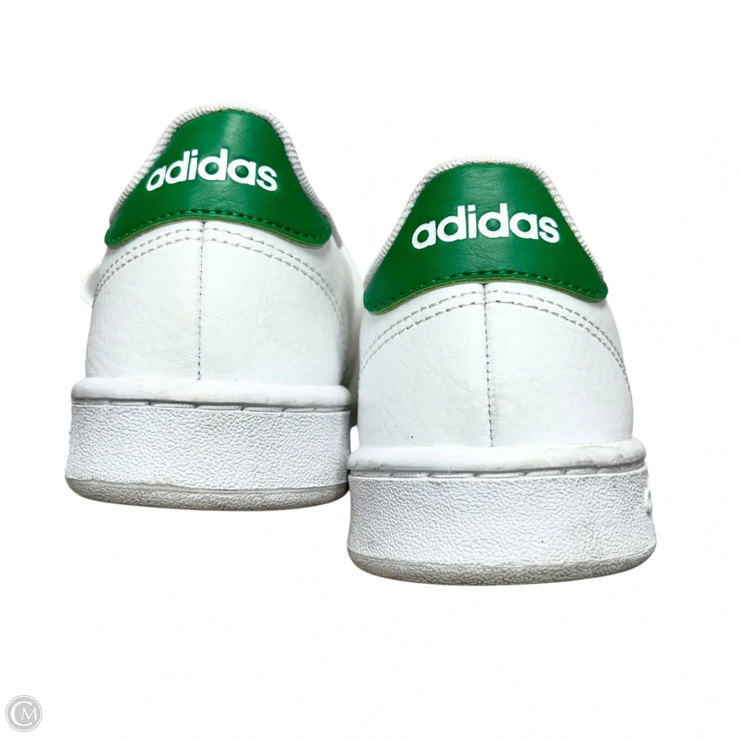 Shoes Sneakers By Adidas In Green & White, Size: 8