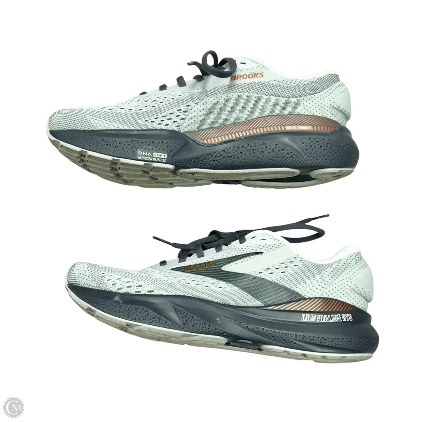 Shoes Athletic By Brooks In Blue & Grey, Size: 9
