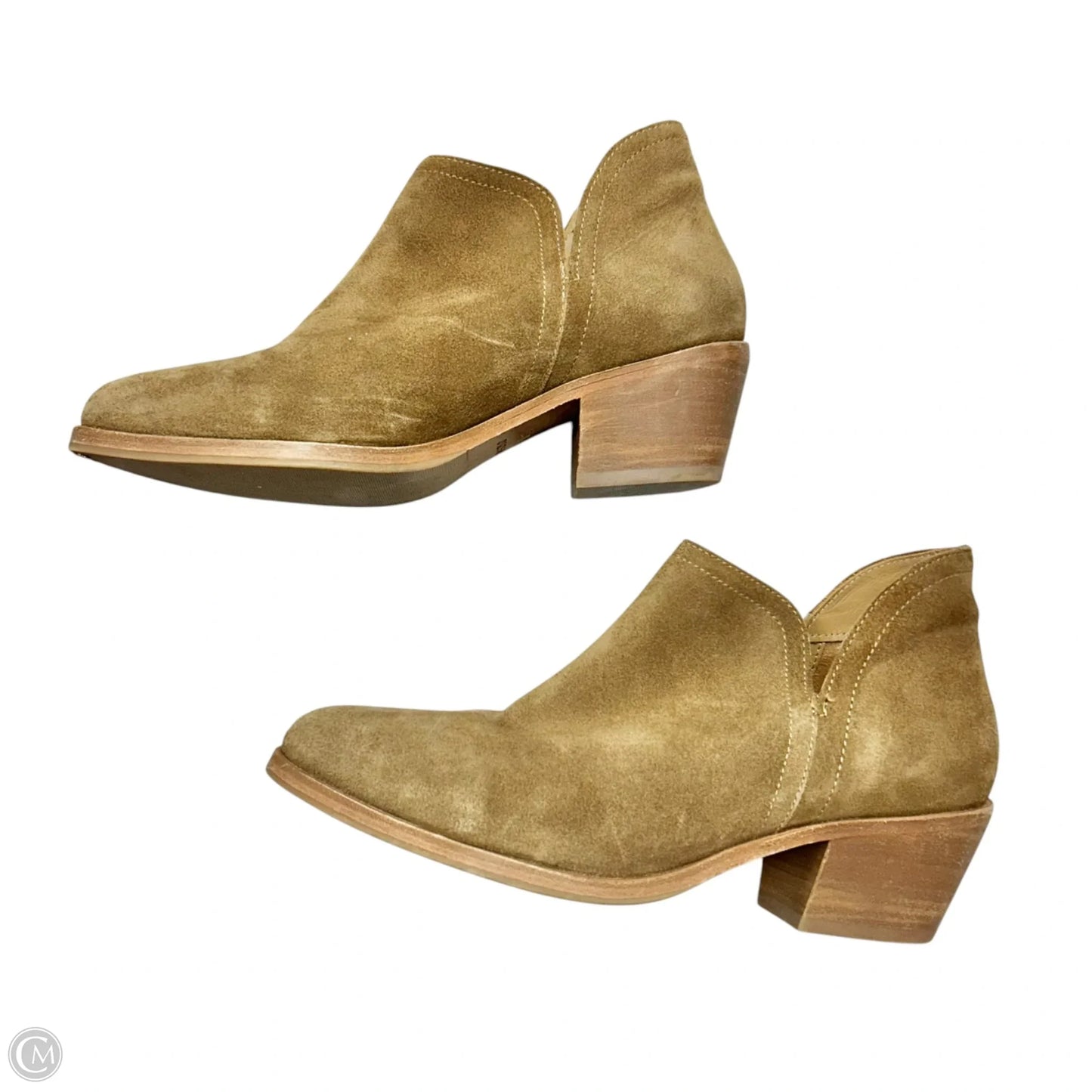 Boots Ankle Heels By Nisolo In Tan, Size: 8.5