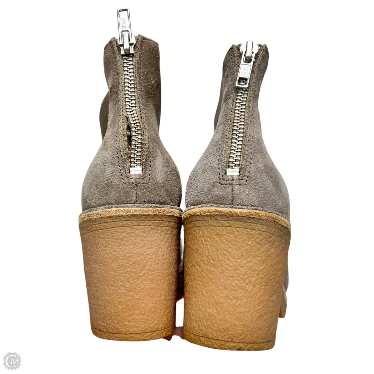 Boots Designer By Ugg In Taupe, Size: 8