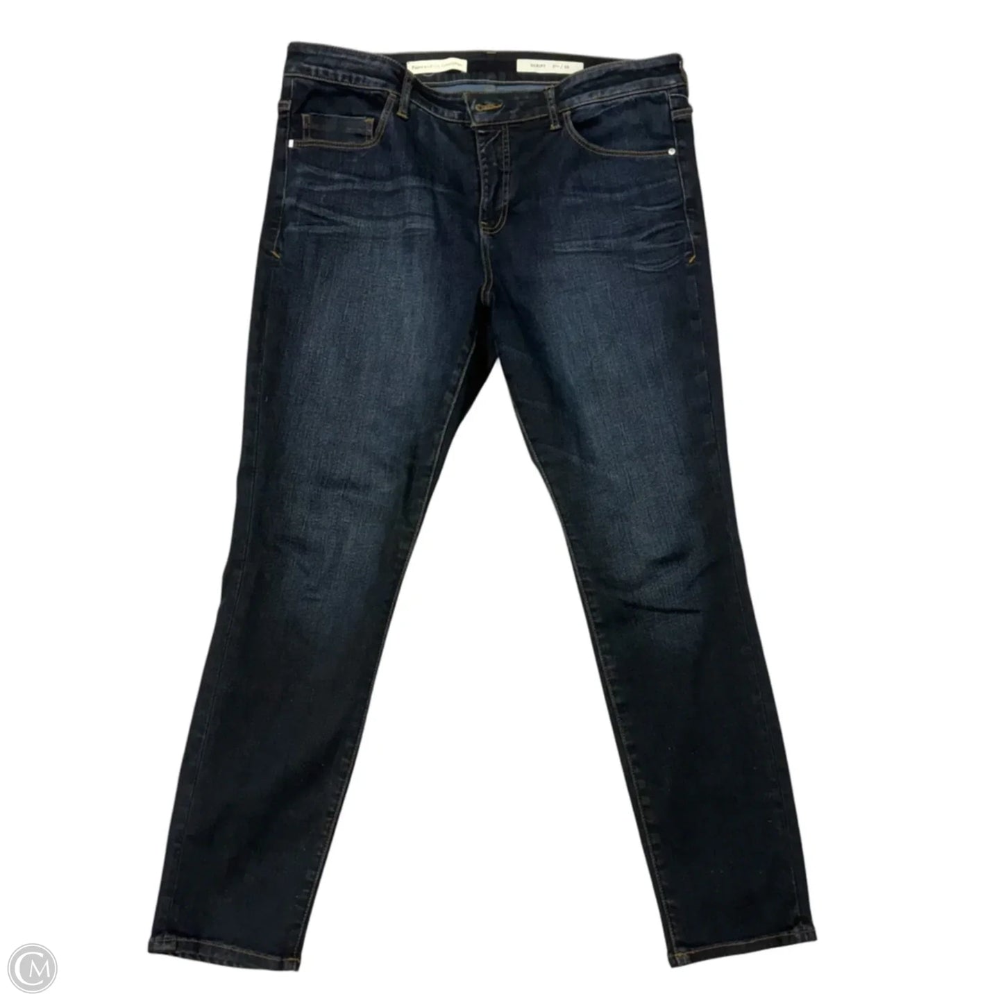 Jeans Skinny By Pilcro In Blue Denim, Size: 16