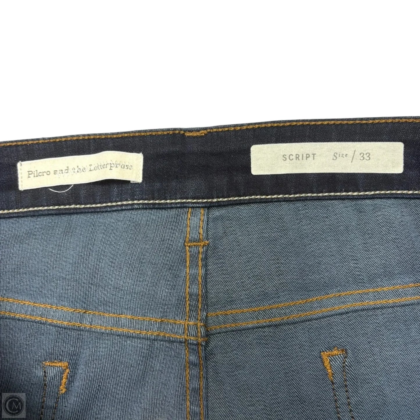 Jeans Skinny By Pilcro In Blue Denim, Size: 16