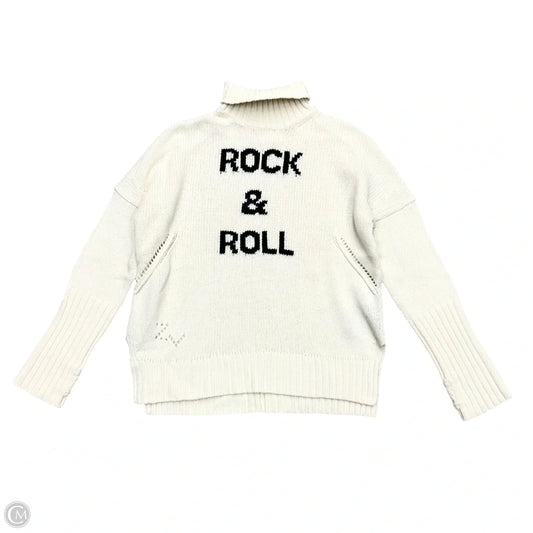 Sweater Designer By Zadig And Voltaire In Black & Cream, Size: S