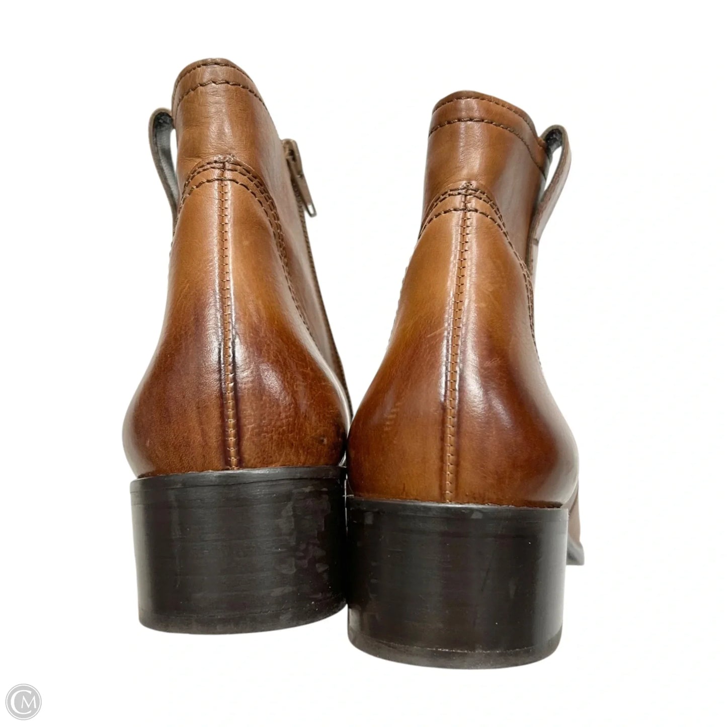Boots Ankle Heels By Paul Green In Tan, Size: 7