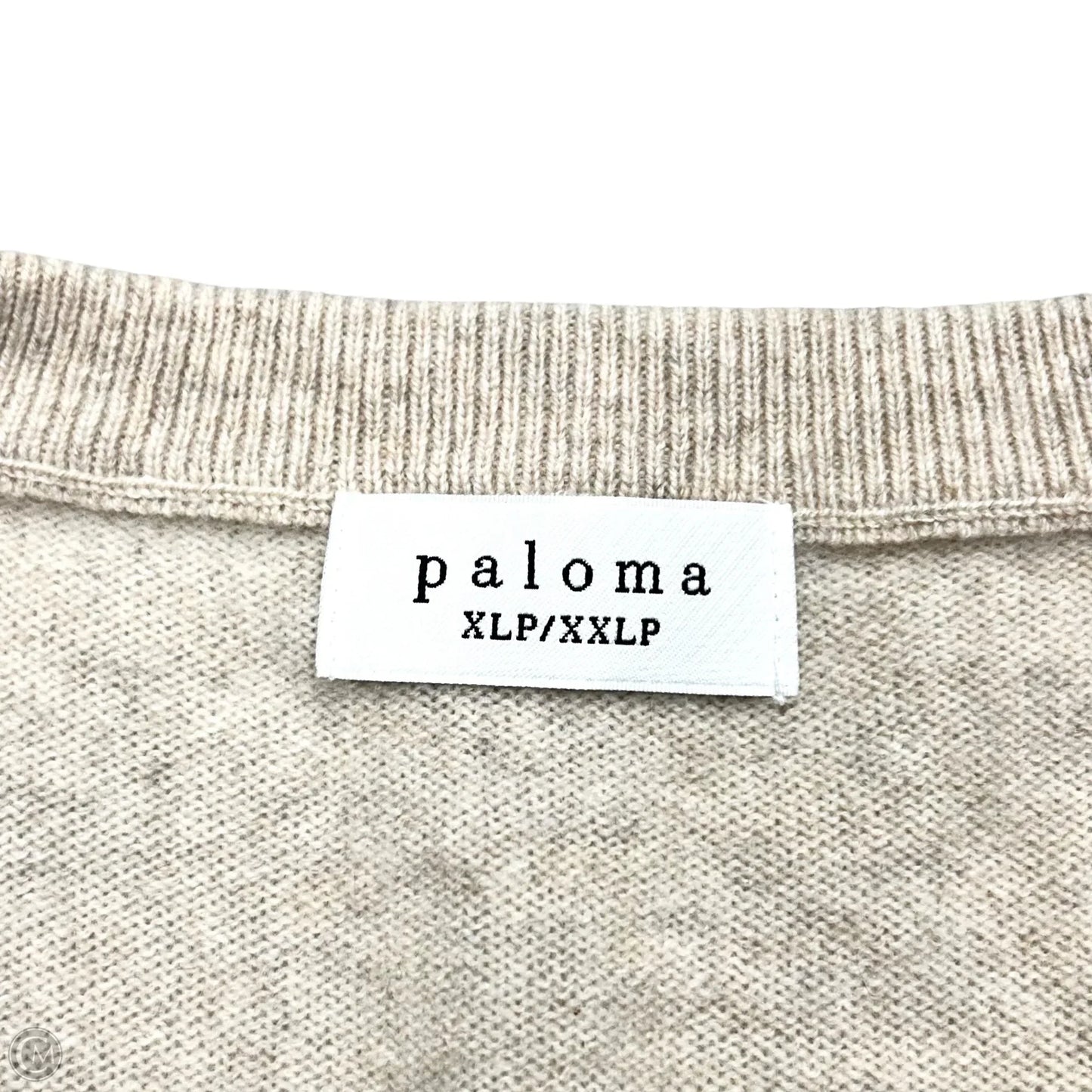 Sweater Cashmere By Paloma In Tan, Size: Xlp