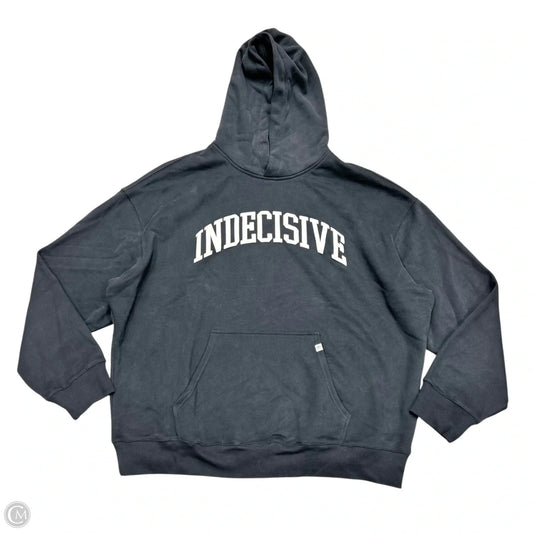 Sweatshirt Hoodie By See The Way I See In Grey, Size: 2x
