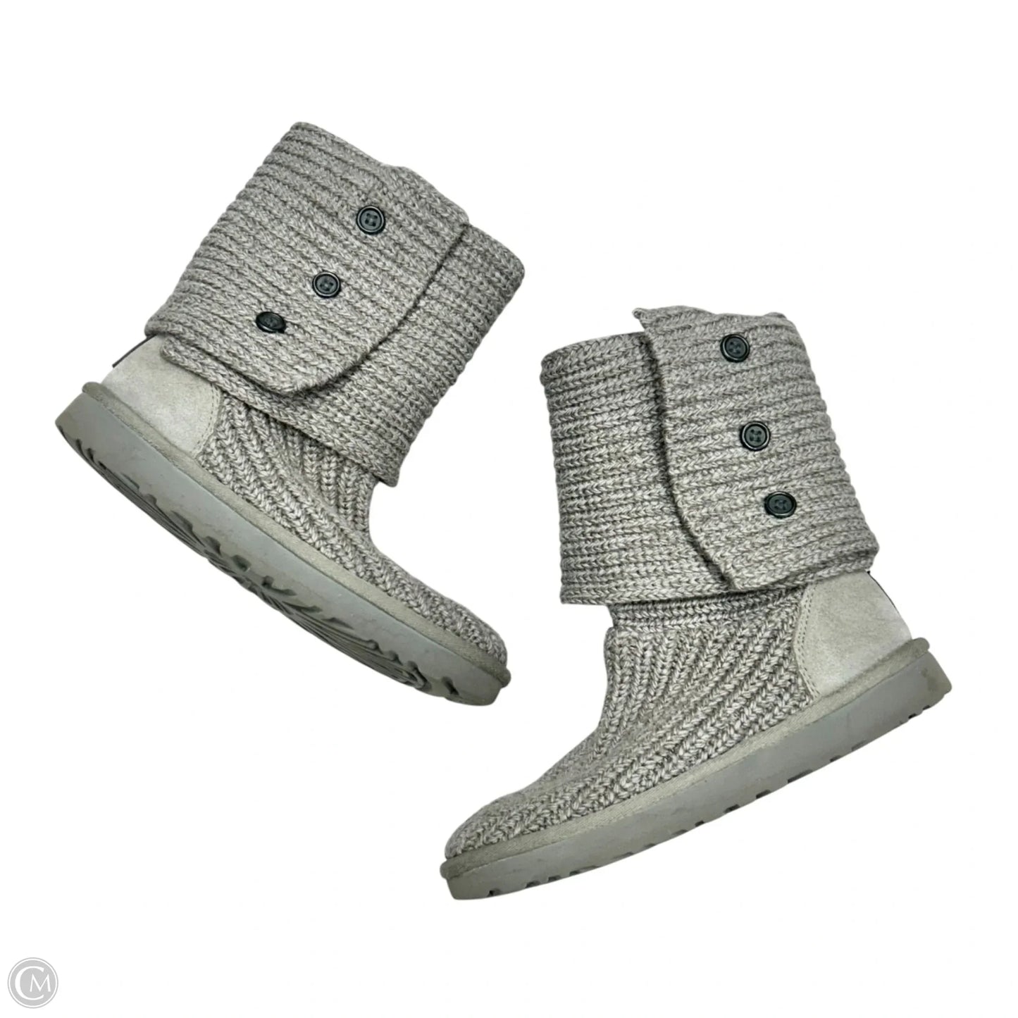 Boots Designer By Ugg In Grey, Size: 6