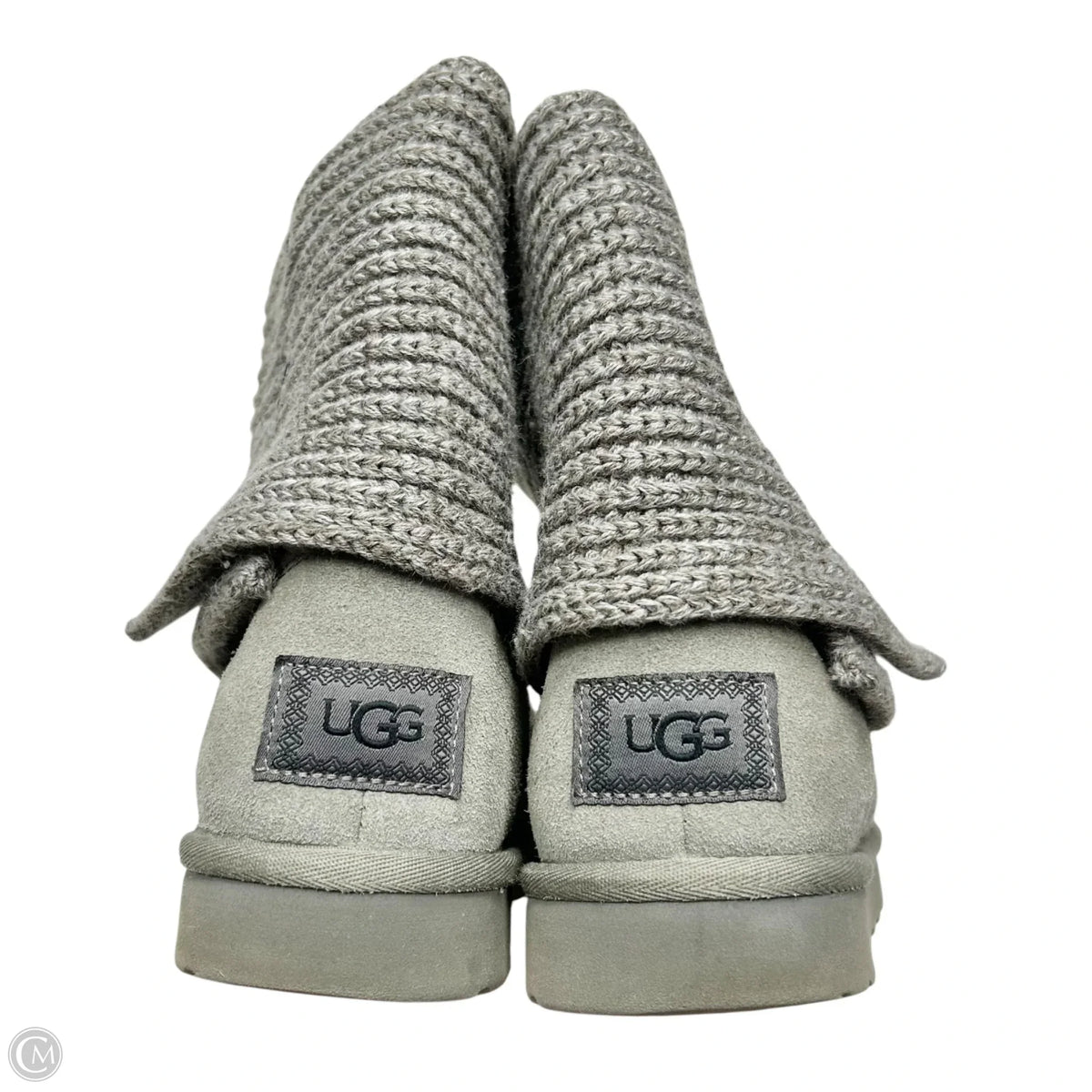 Boots Designer By Ugg In Grey, Size: 6
