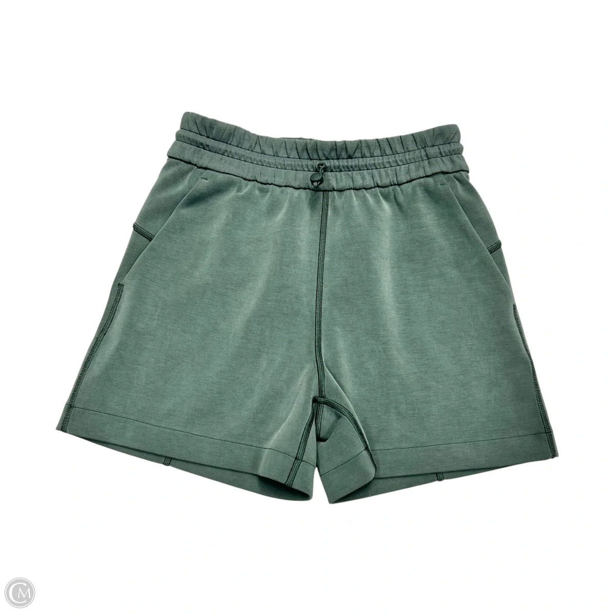 Athletic Shorts By Lululemon In Green, Size: Xs