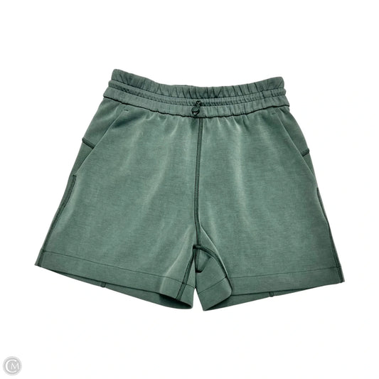 Athletic Shorts By Lululemon In Green, Size: Xs