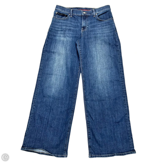 Jeans Straight By Lucky Brand In Blue Denim, Size: 8