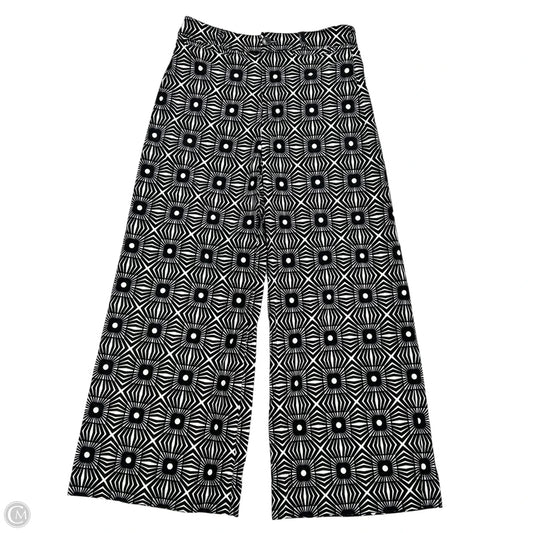 Pants Wide Leg By Maeve In Black & White, Size: 8