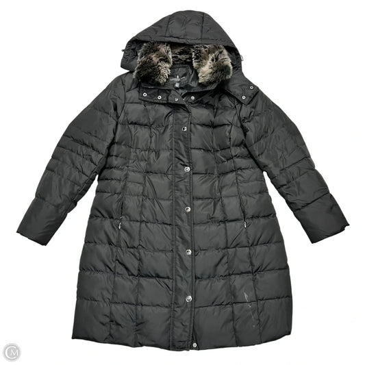 Coat Parka By London Fog In Black & Brown, Size: Xlp