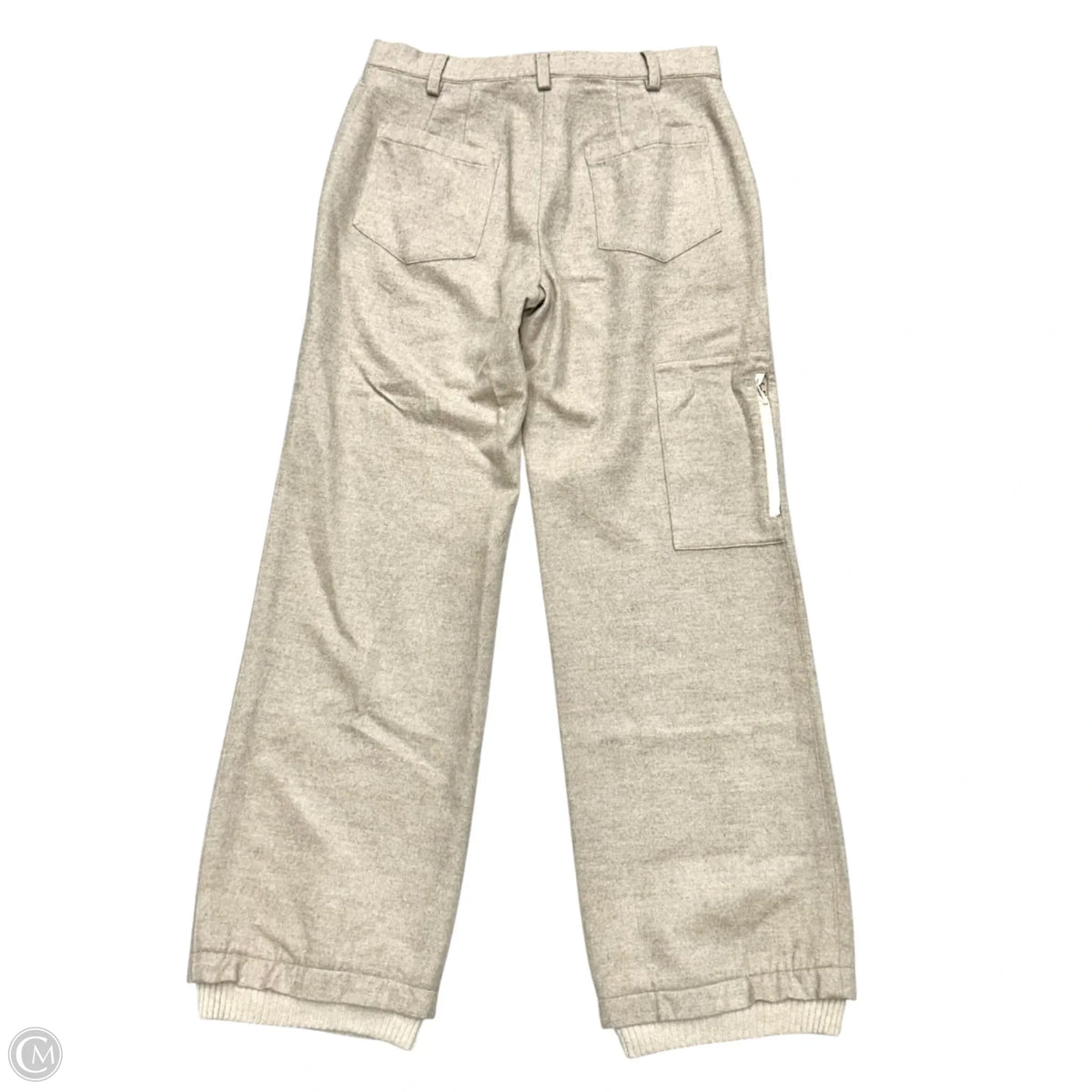 Pants Designer By Brunello Cucinelli In Tan, Size: 4