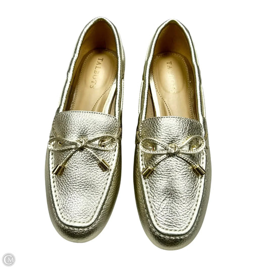 Shoes Flats By Talbots In Gold, Size: 5.5