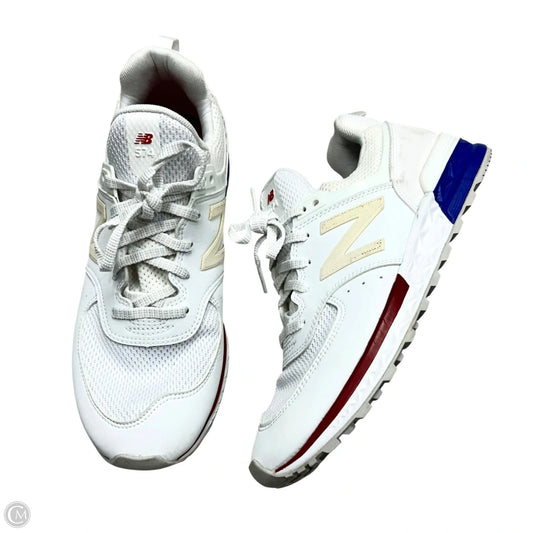 Shoes Athletic By New Balance In Blue Red & White, Size: 8.5