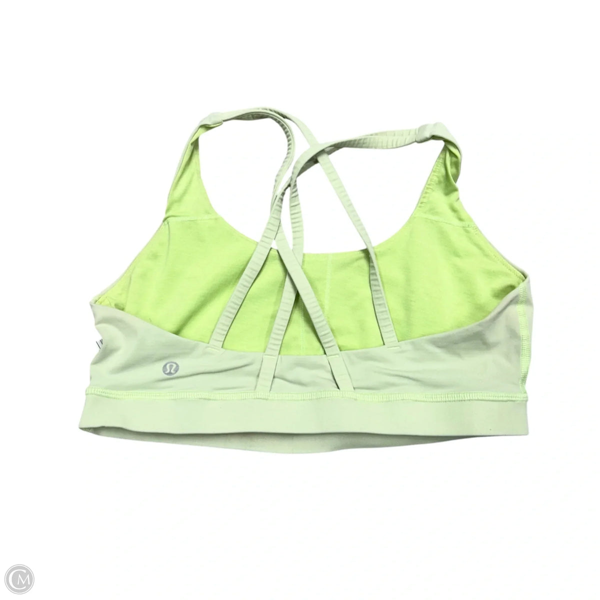 Athletic Bra By Lululemon In Green, Size: M