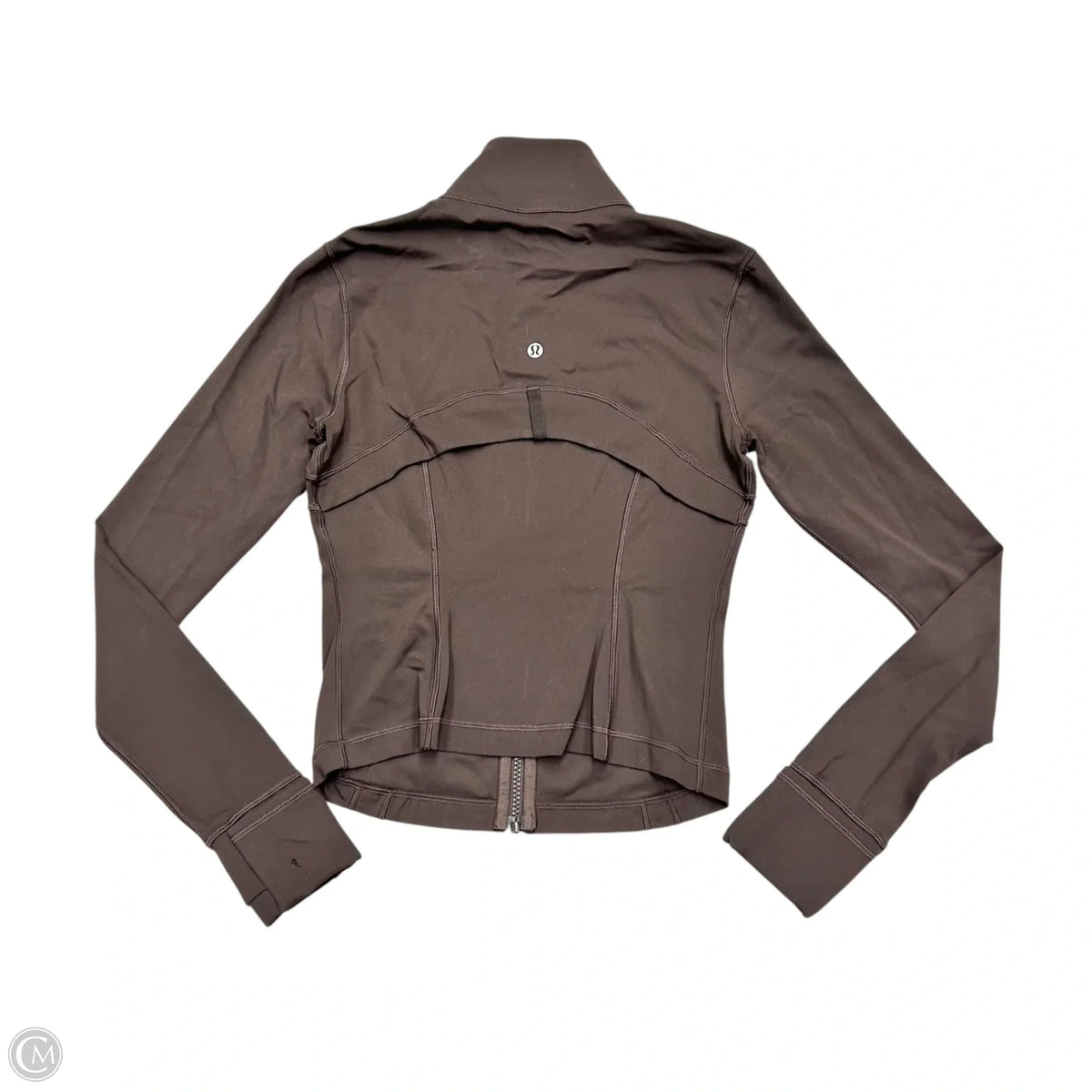 Athletic Jacket By Lululemon In Brown, Size: S