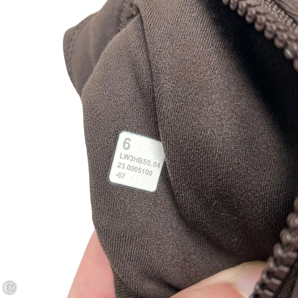 Athletic Jacket By Lululemon In Brown, Size: S