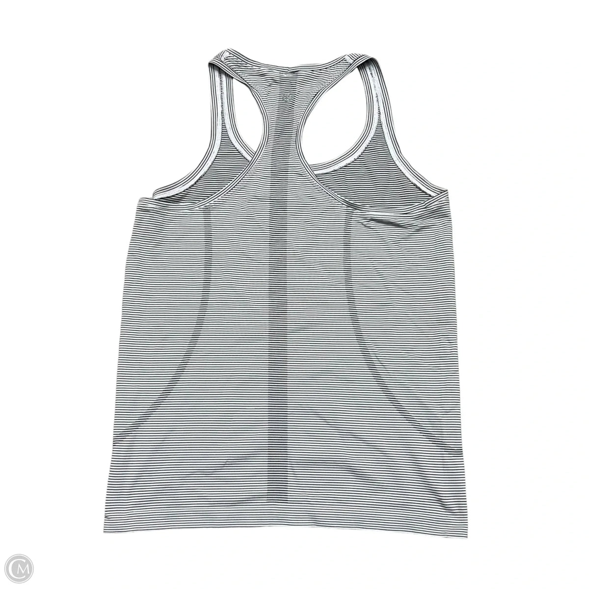 Athletic Tank Top By Lululemon In Striped Pattern, Size: M