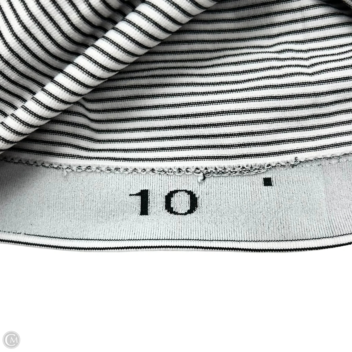 Athletic Tank Top By Lululemon In Striped Pattern, Size: M