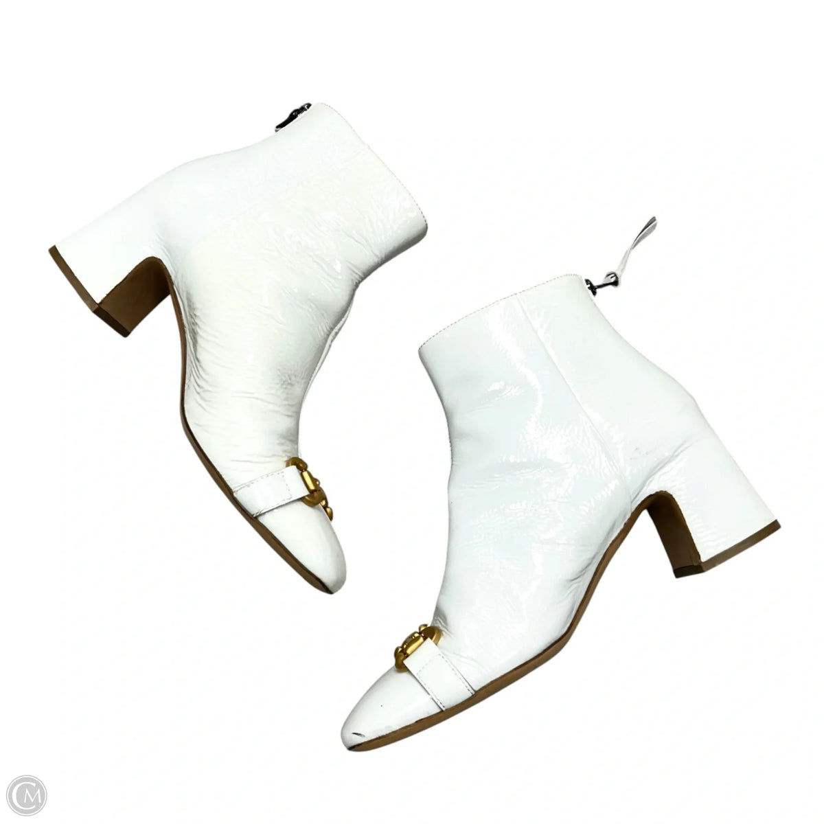 Boots Ankle Heels By Mara Bini In White, Size: 9.5