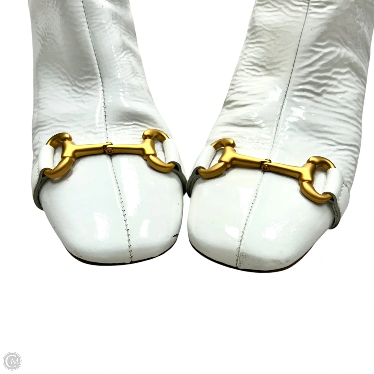 Boots Ankle Heels By Mara Bini In White, Size: 9.5