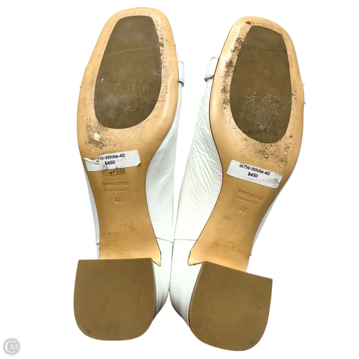 Boots Ankle Heels By Mara Bini In White, Size: 9.5