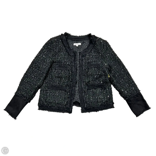 Blazer By Nanette By Nanette Lepore In Black & Silver, Size: L