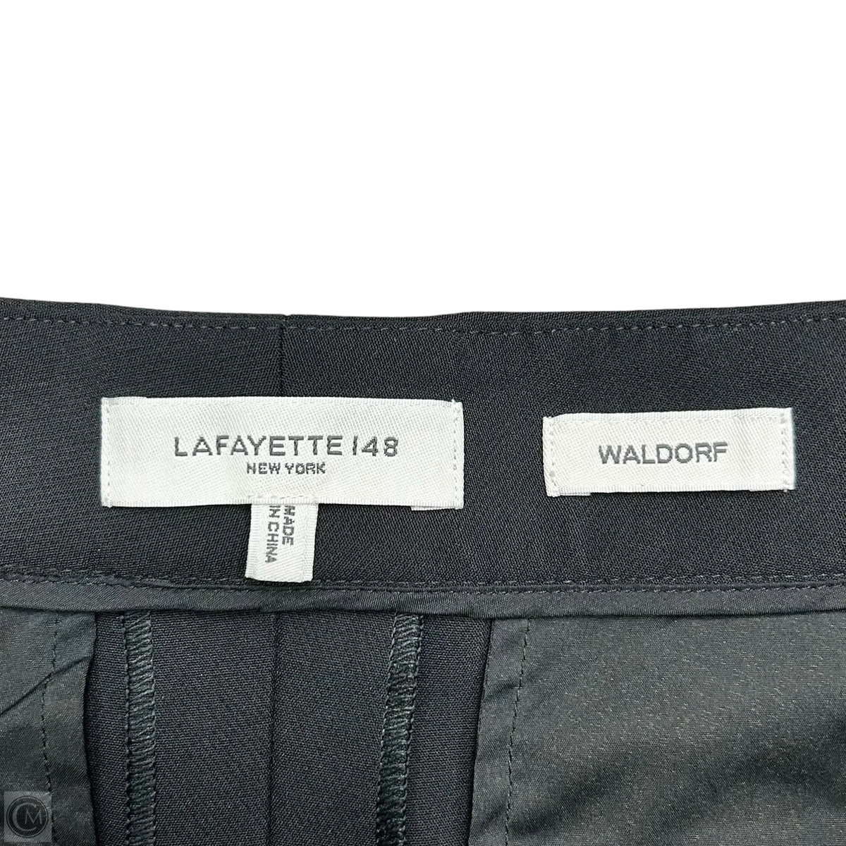 Pants Designer By Lafayette 148 In Black, Size: S