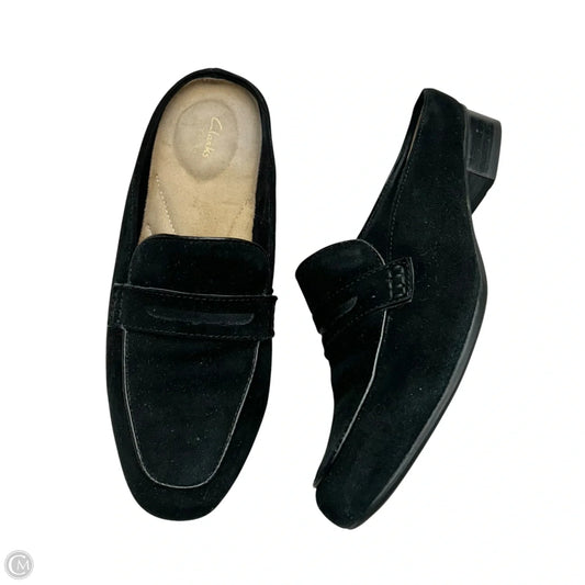 Shoes Flats By Clarks In Black, Size: 7.5