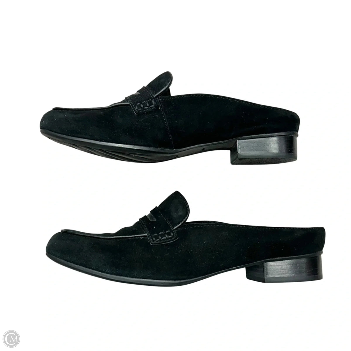 Shoes Flats By Clarks In Black, Size: 7.5