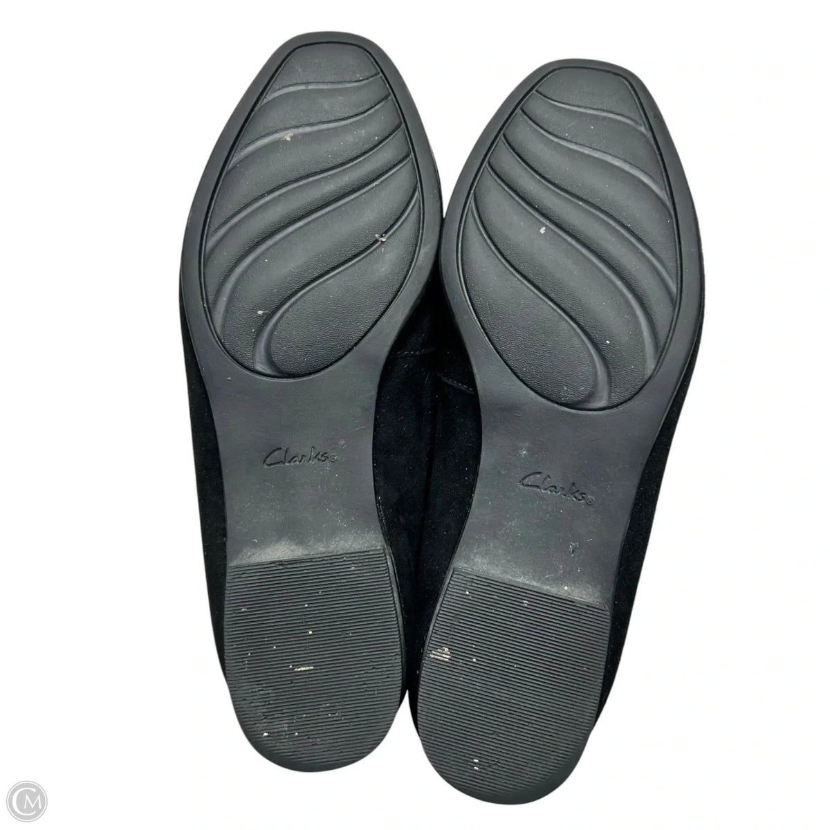 Shoes Flats By Clarks In Black, Size: 7.5