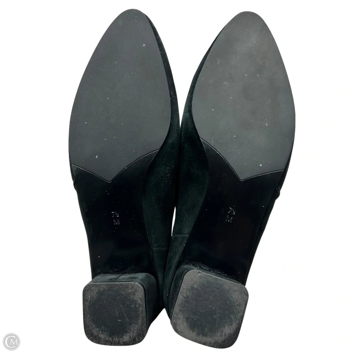 Boots Ankle Heels By Vaneli In Black, Size: 7.5