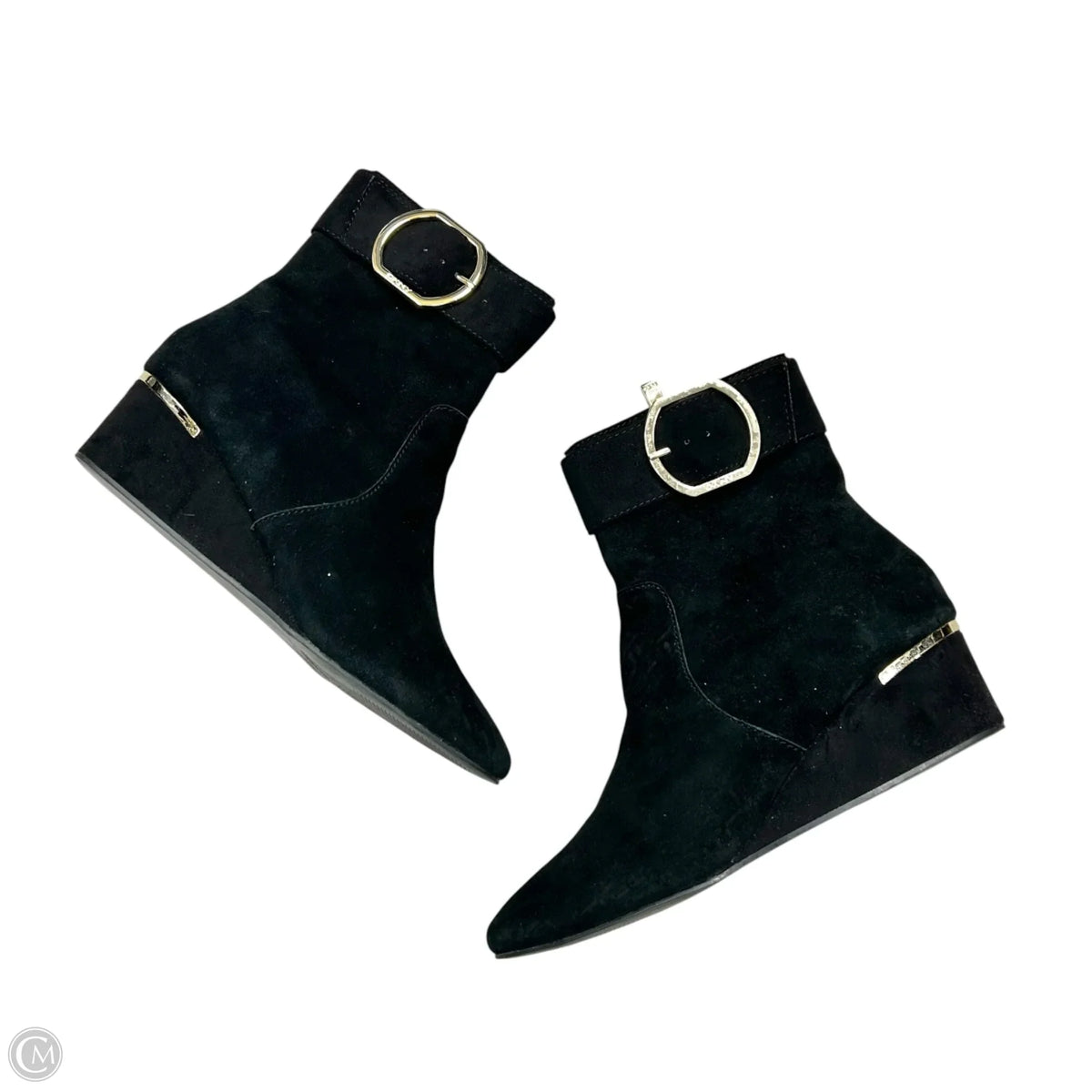 Boots Ankle Heels By Dkny In Black, Size: 7.5