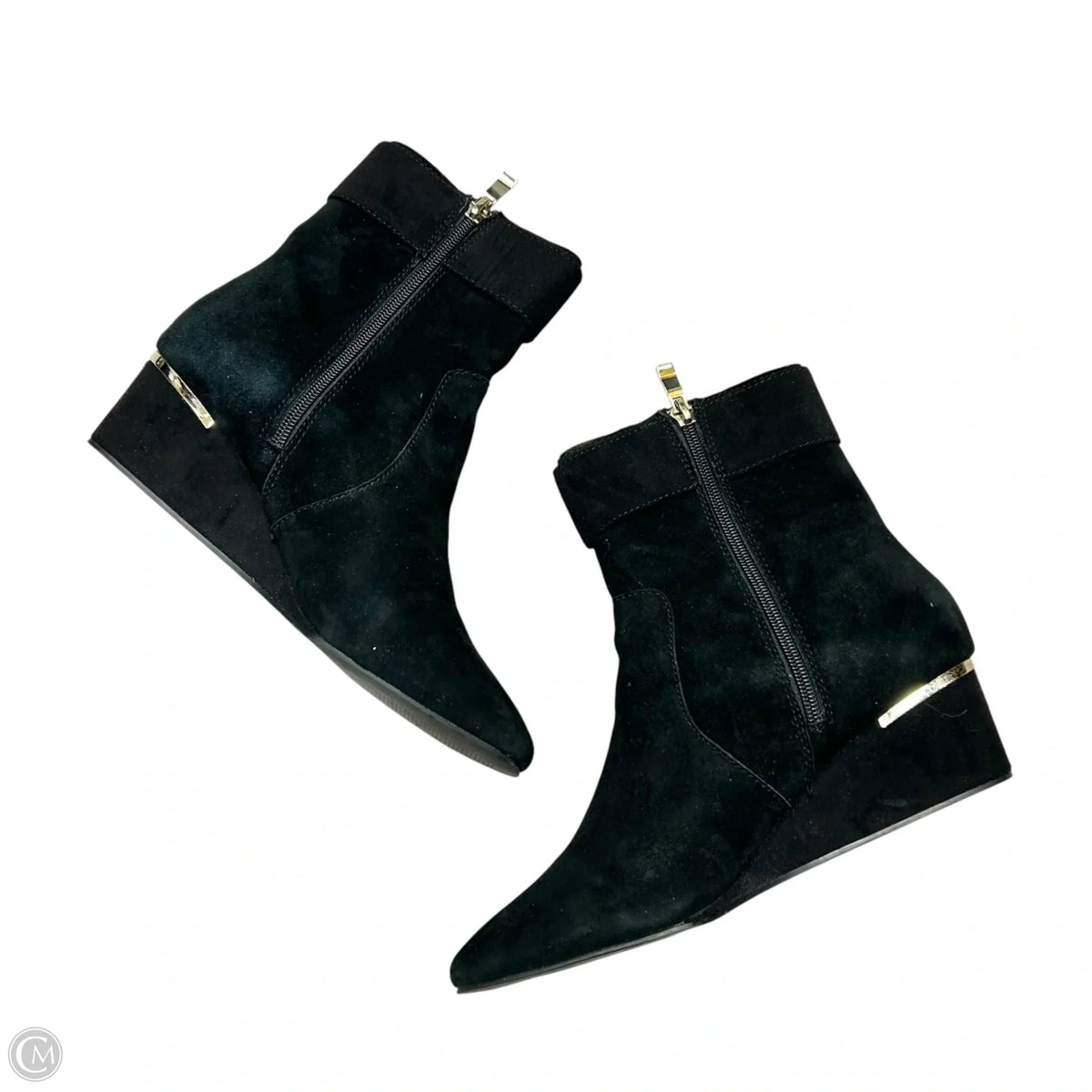 Boots Ankle Heels By Dkny In Black, Size: 7.5