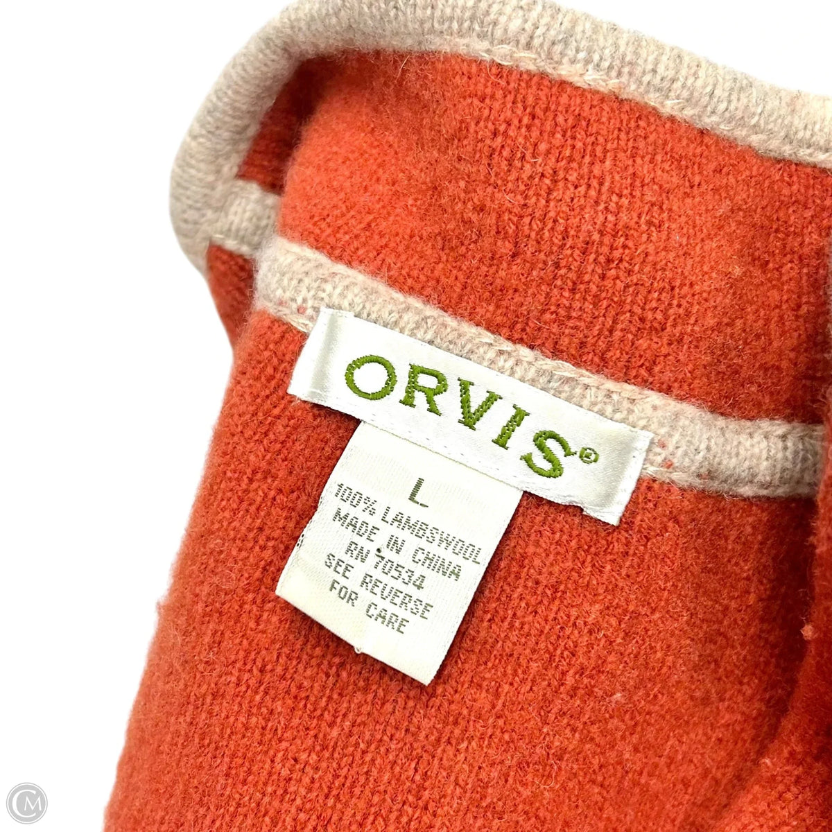 Jacket Shirt By Orvis In Tan, Size: L