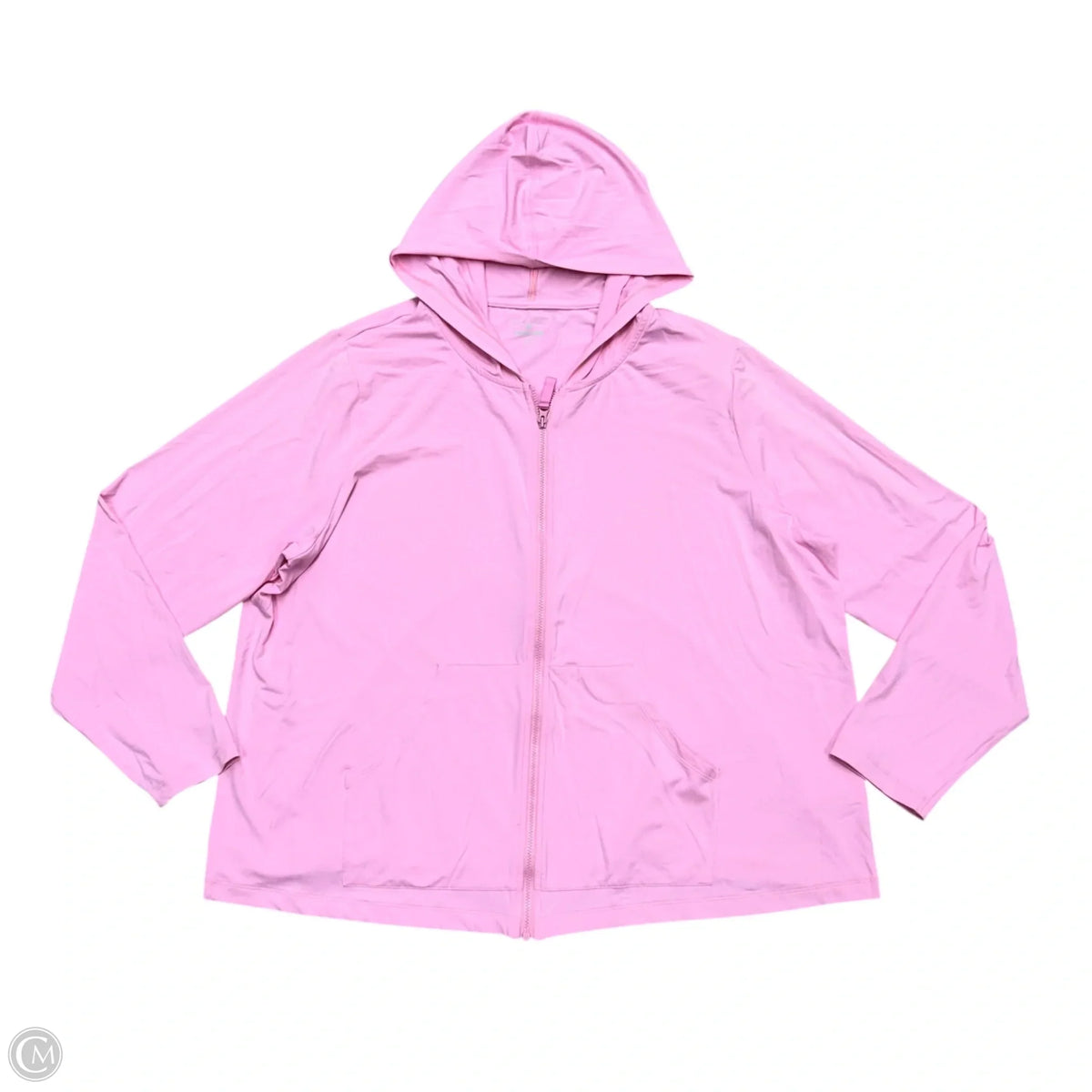 Athletic Jacket By Draper James In Pink, Size: 1x