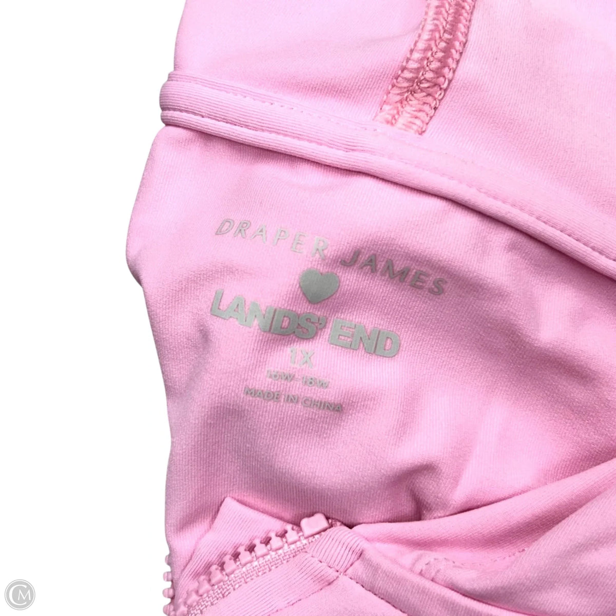 Athletic Jacket By Draper James In Pink, Size: 1x