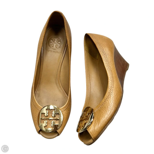 Shoes Designer By Tory Burch In Tan, Size: 7