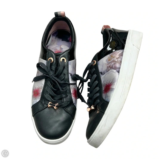 Shoes Sneakers By Ted Baker In Floral Print, Size: 7.5
