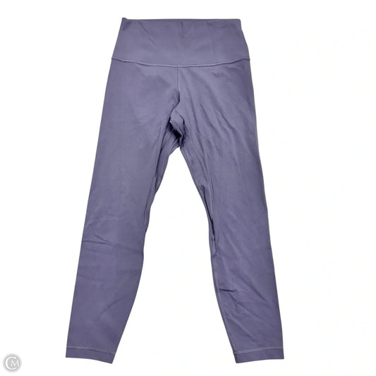 Athletic Leggings Capris By Lululemon In Purple, Size: M