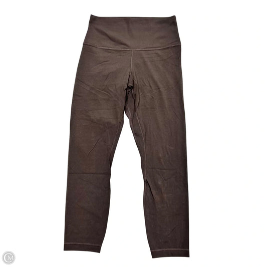 Athletic Leggings Capris By Lululemon In Brown, Size: M