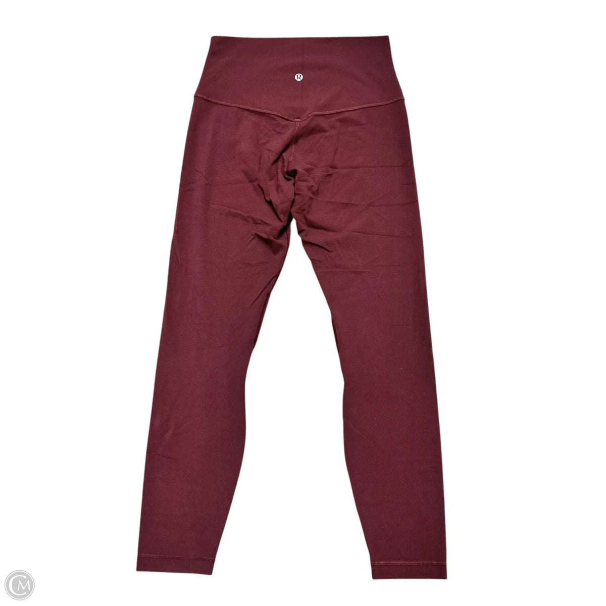 Athletic Leggings Capris By Lululemon In Maroon, Size: S