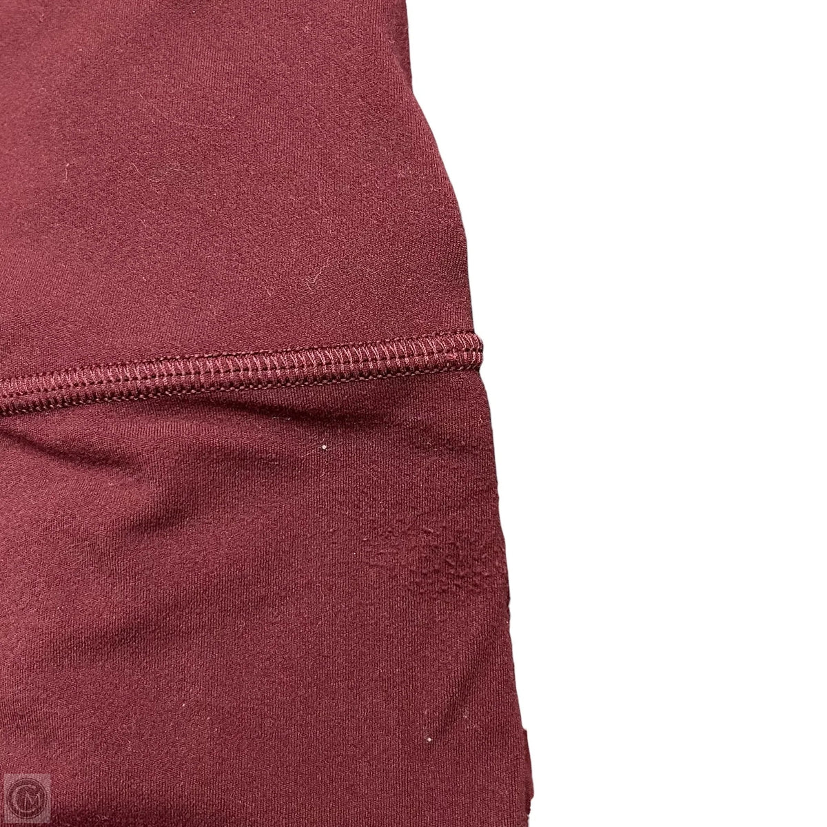 Athletic Leggings Capris By Lululemon In Maroon, Size: S