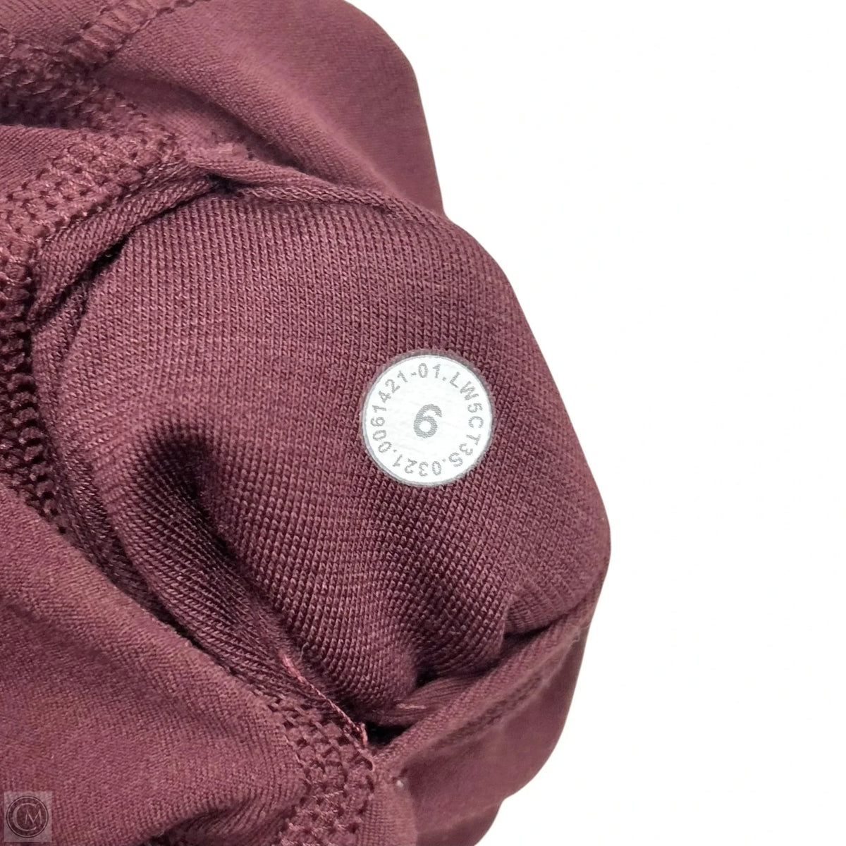 Athletic Leggings Capris By Lululemon In Maroon, Size: S