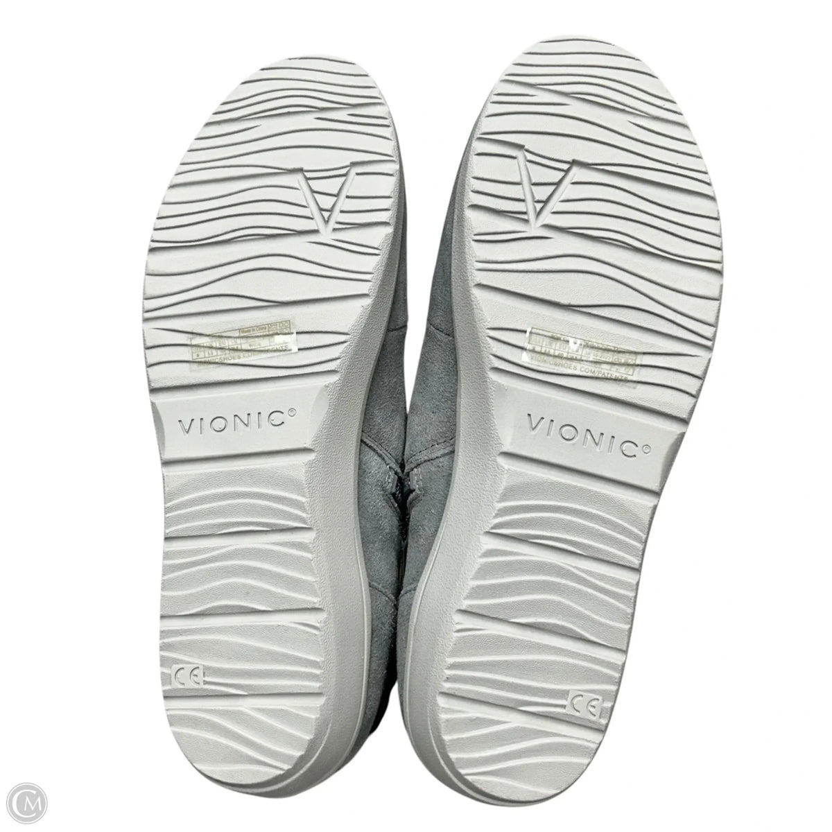 Boots Ankle Heels By Vionic In Grey, Size: 9