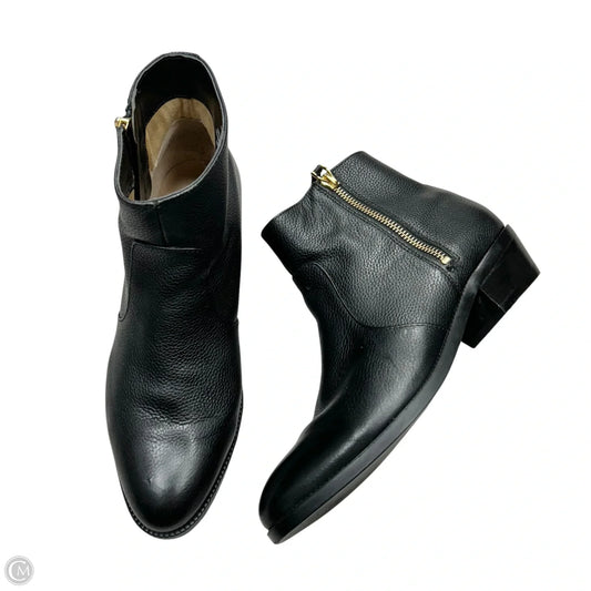 Boots Ankle Flats By Lauren By Ralph Lauren In Black, Size: 8