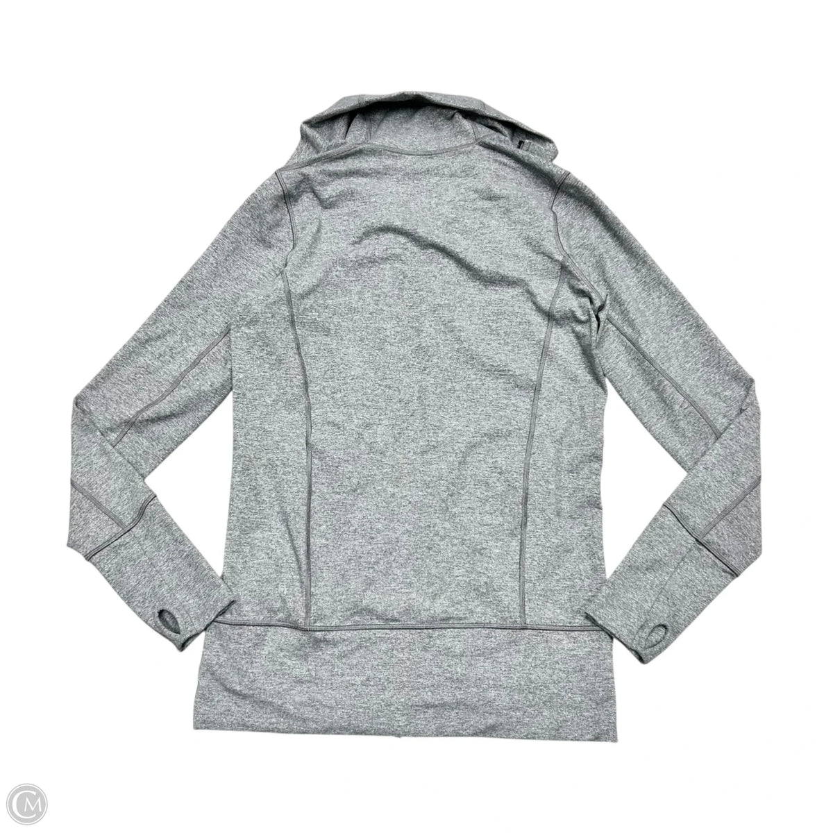 Athletic Jacket By Lululemon In Grey, Size: M